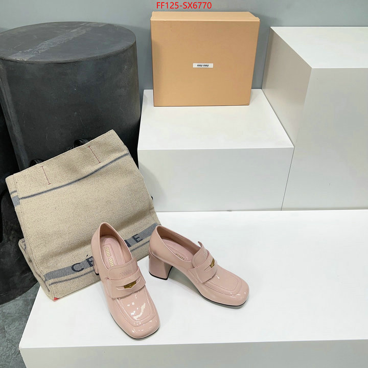 Women Shoes-Miu Miu sell high quality ID: SX6770 $: 125USD