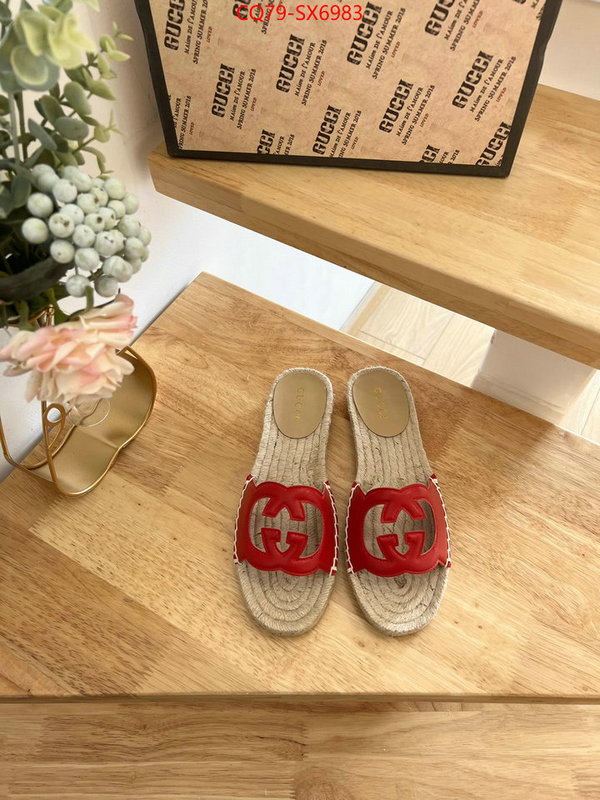 Women Shoes-Gucci best quality fake ID: SX6983 $: 79USD