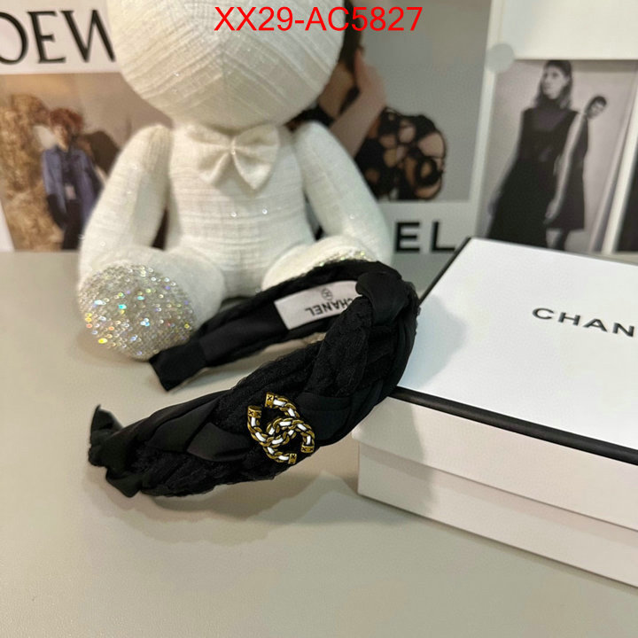 Hair band-Chanel top quality fake ID: AC5827 $: 29USD