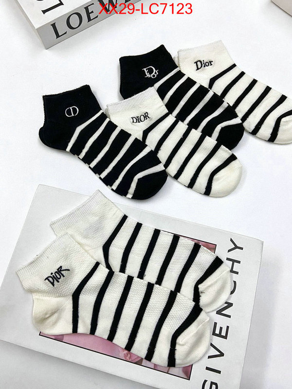 Sock-Dior outlet sale store ID: LC7123 $: 29USD