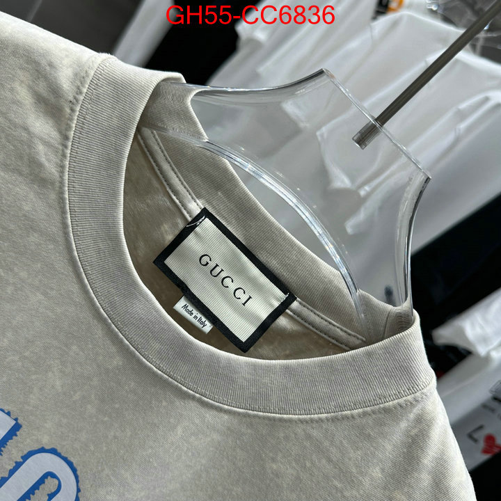 Clothing-Gucci top perfect fake ID: CC6836 $: 55USD