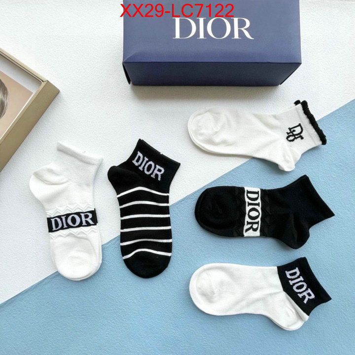 Sock-Dior 1:1 clone ID: LC7122 $: 29USD