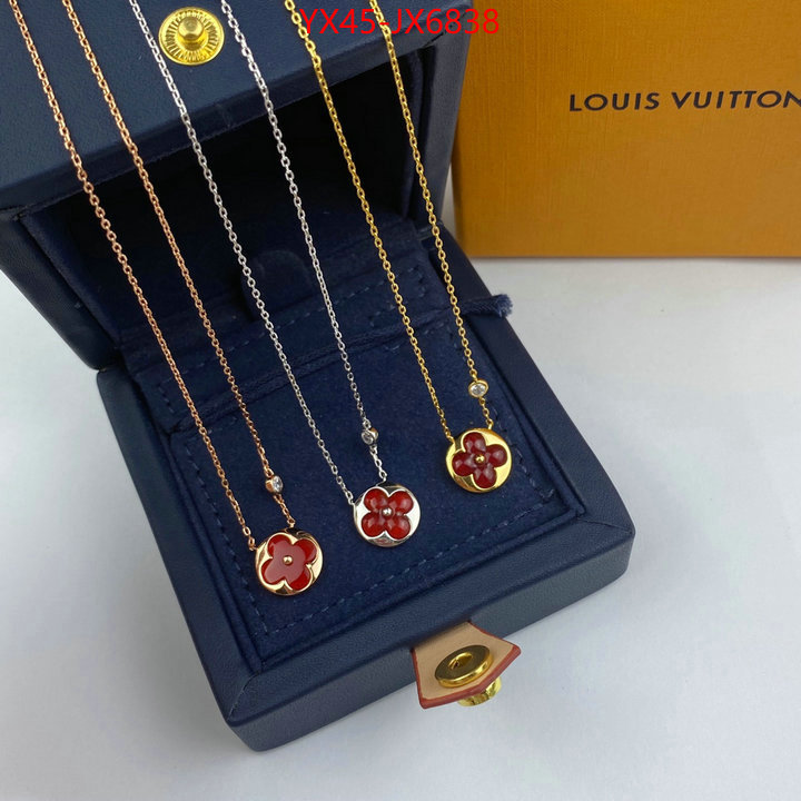 Jewelry-LV wholesale designer shop ID: JX6838 $: 45USD