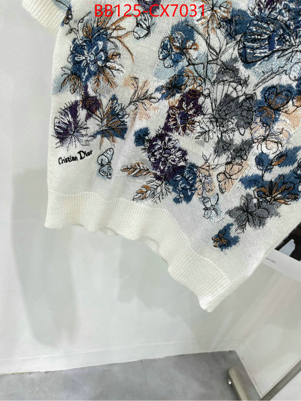 Clothing-Dior what is a 1:1 replica ID: CX7031 $: 125USD