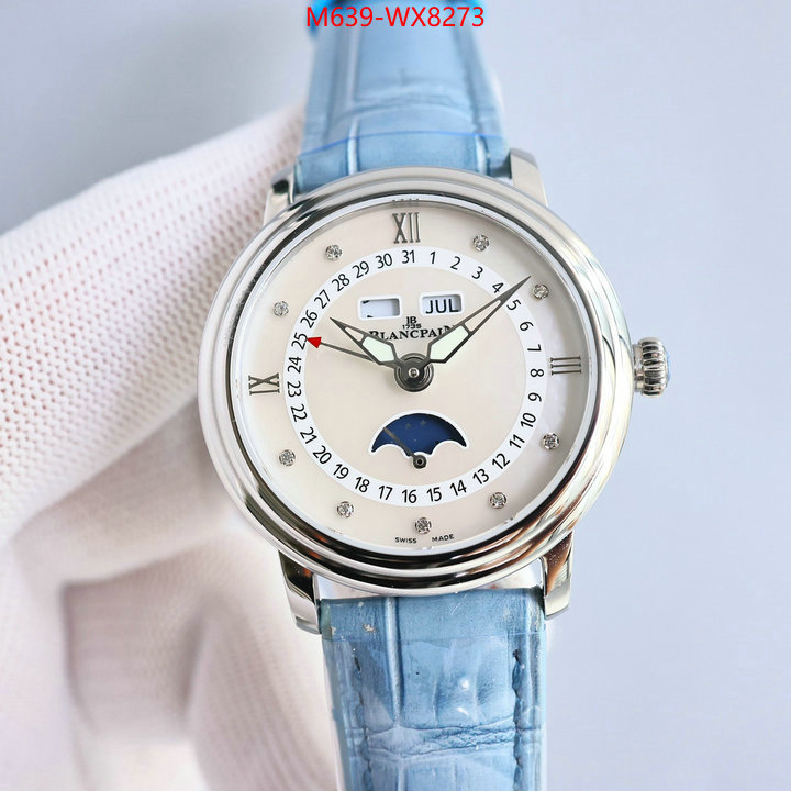 Watch(TOP)-Blancpain designer fake ID: WX8273 $: 639USD