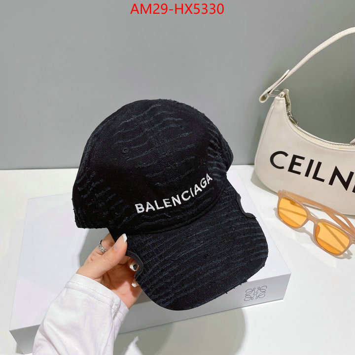 Cap(Hat)-Balenciaga cheap wholesale ID: HX5330 $: 29USD