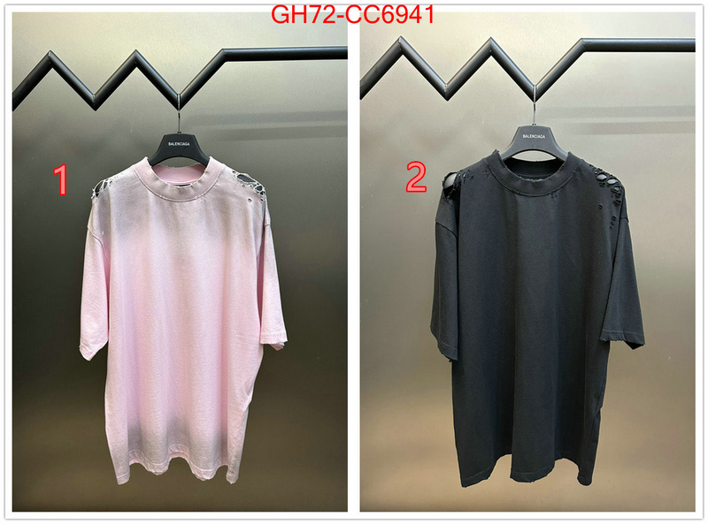 Clothing-Balenciaga designer wholesale replica ID: CC6941 $: 72USD