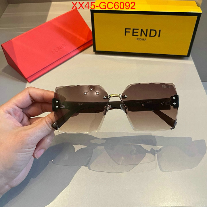 Glasses-Fendi best luxury replica ID: GC6092 $: 45USD