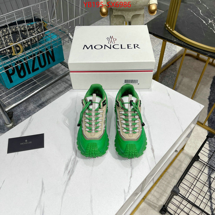 Men Shoes-Moncler buy luxury 2024 ID: SX6986 $: 195USD