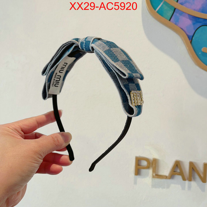 Hair band-MIU MIU where can i find ID: AC5920 $: 29USD