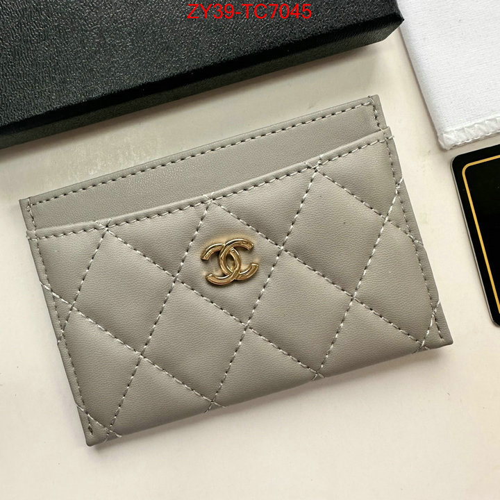 Chanel Bags(4A)-Wallet- top quality replica ID: TC7045 $: 39USD,