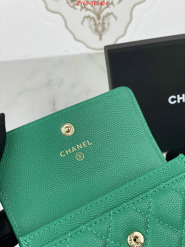 Chanel Bags(4A)-Wallet- designer fashion replica ID: TE3424 $: 69USD,