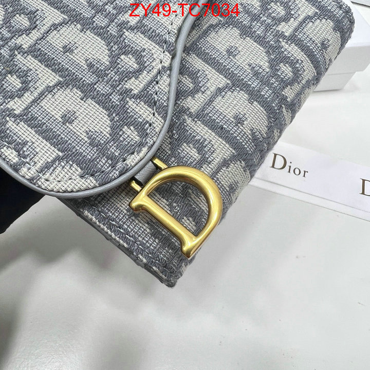 Dior Bags(4A)-Wallet- for sale online ID: TC7034 $: 49USD,