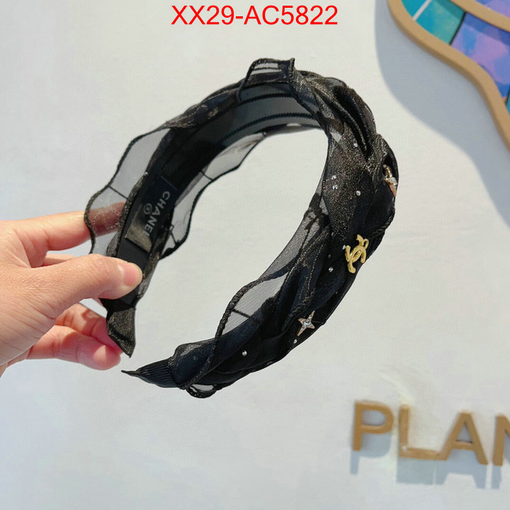 Hair band-Chanel knockoff highest quality ID: AC5822 $: 29USD