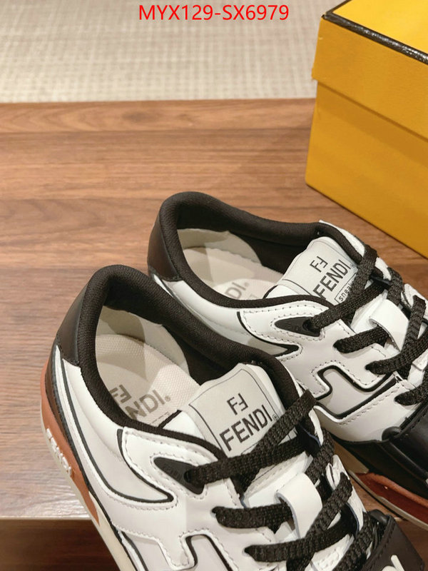 Men Shoes-Fendi 1:1 replica ID: SX6979 $: 129USD