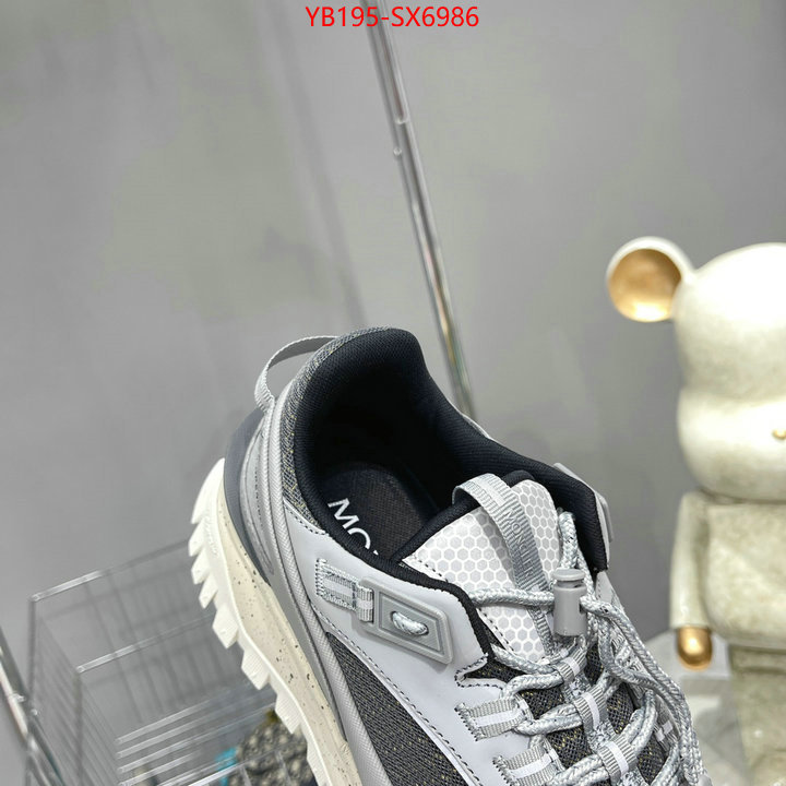 Men Shoes-Moncler buy luxury 2024 ID: SX6986 $: 195USD