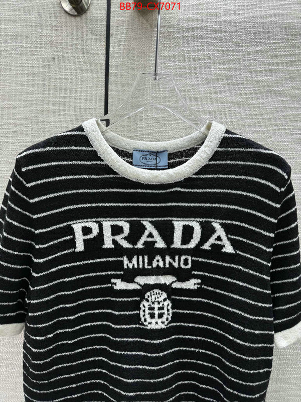 Clothing-Prada online sale ID: CX7071 $: 79USD