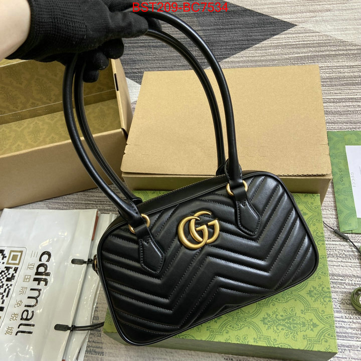 Gucci Bags(TOP)-Marmont customize the best replica ID: BC7534 $: 209USD,
