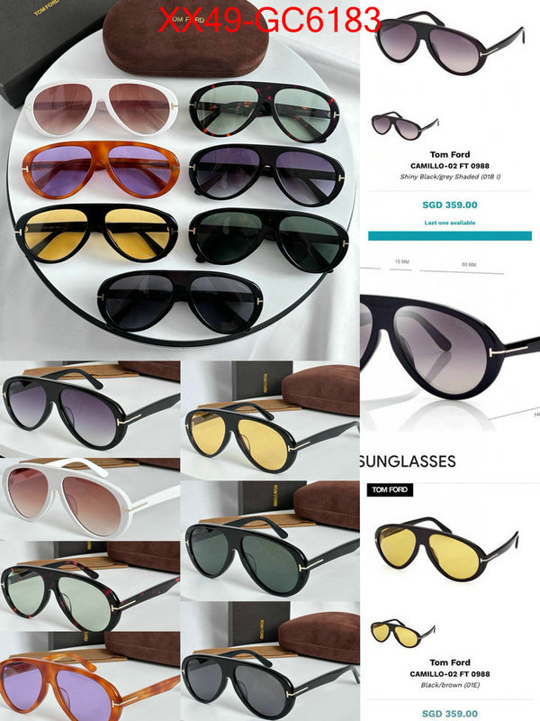 Glasses-Tom Ford 2024 luxury replicas ID: GC6183 $: 49USD