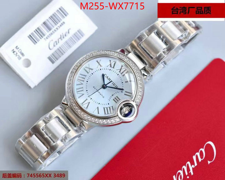 Watch(TOP)-Cartier 2024 replica wholesale cheap sales online ID: WX7715 $: 255USD