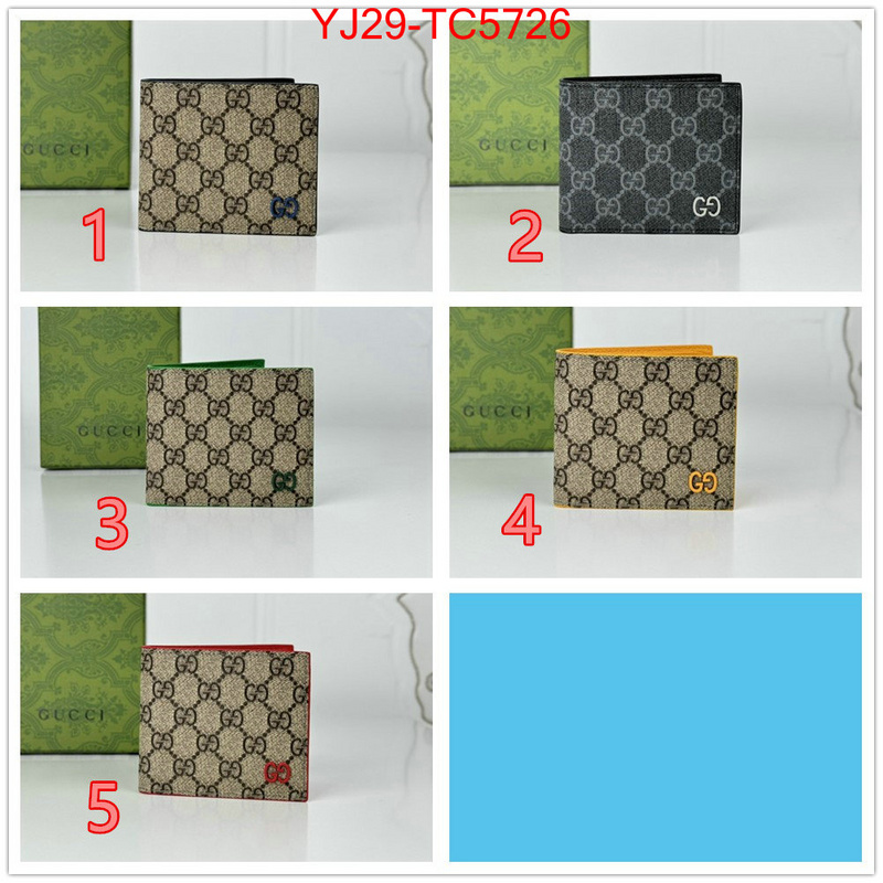 Gucci Bags(4A)-Wallet- best website for replica ID: TC5726 $: 29USD,