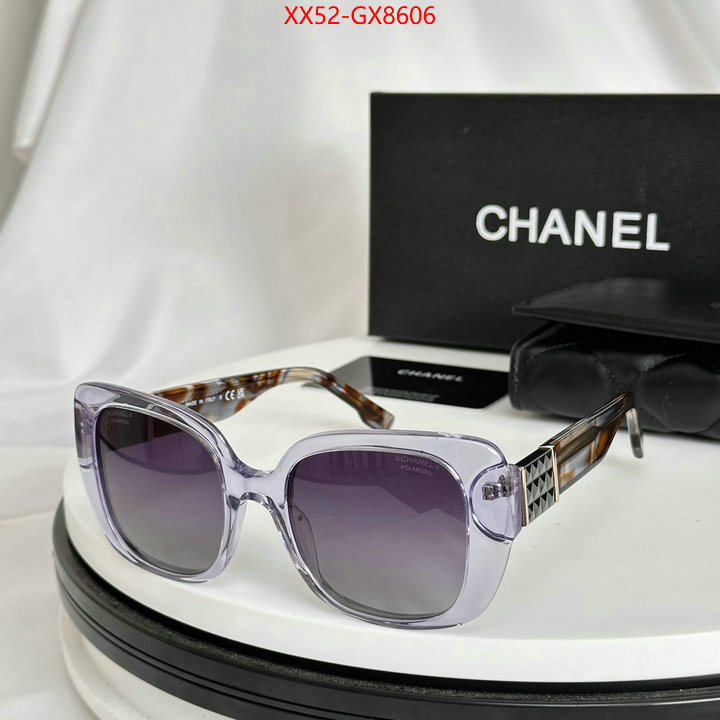 Glasses-Chanel shop the best high quality ID: GX8606 $: 52USD