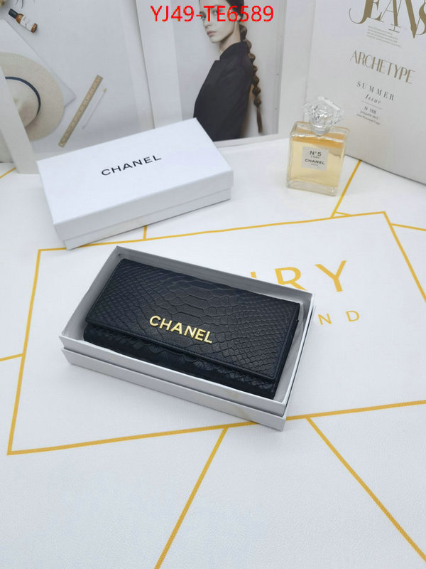 Chanel Bags(4A)-Wallet- high quality happy copy ID: TE6589 $: 49USD,