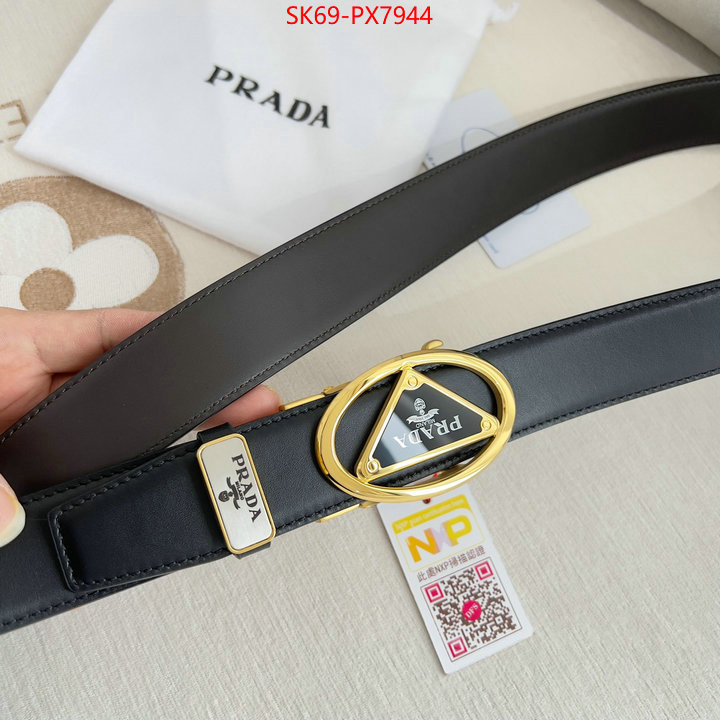 Belts-Prada best quality replica ID: PX7944 $: 69USD