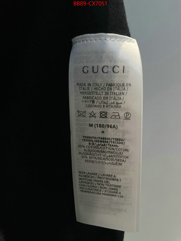 Clothing-Gucci buy best quality replica ID: CX7051 $: 89USD