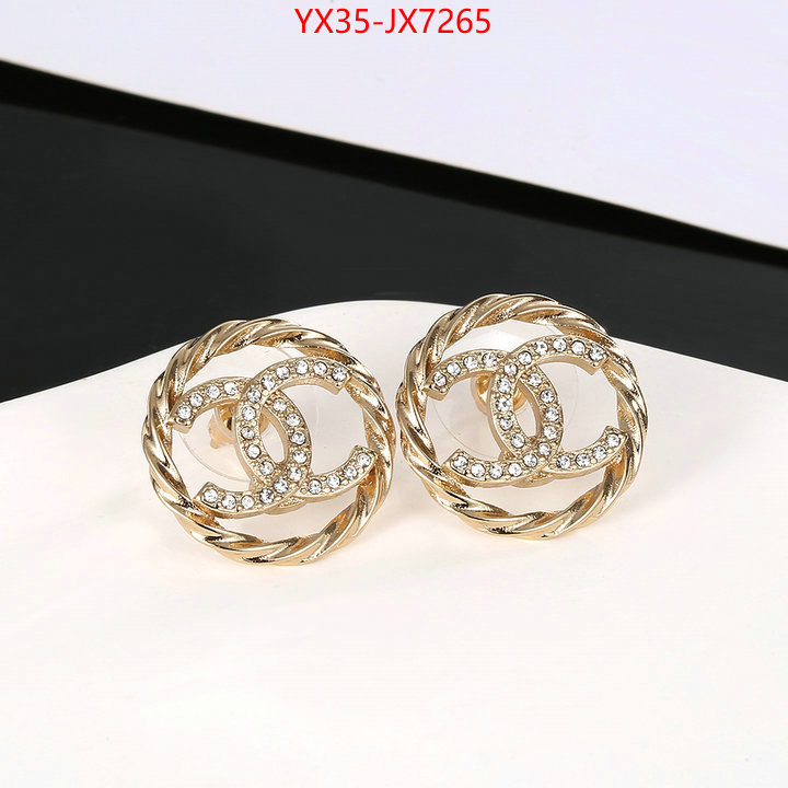 Jewelry-Chanel buy 2024 replica ID: JX7265 $: 35USD