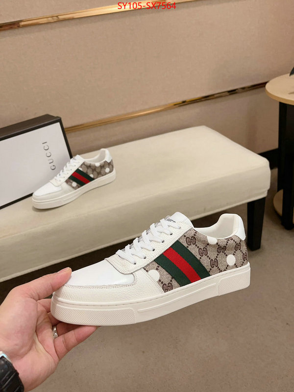 Men Shoes-Gucci can i buy replica ID: SX7564 $: 105USD