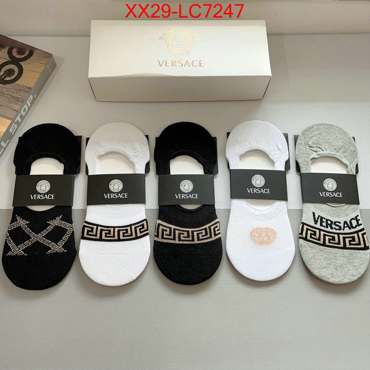 Sock-Versace high quality customize ID: LC7247 $: 29USD