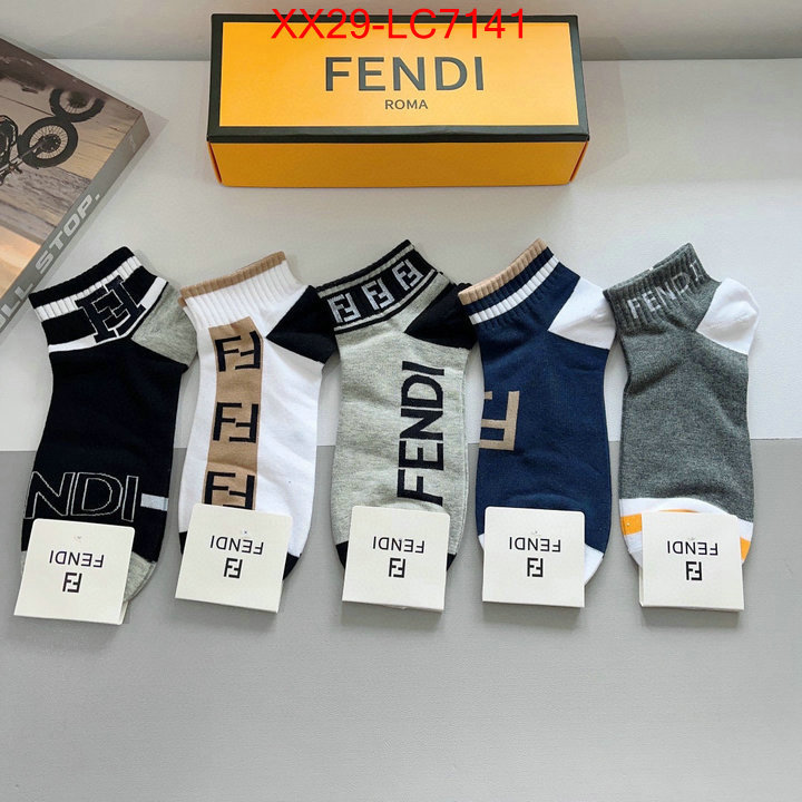Sock-Fendi top quality ID: LC7141 $: 29USD