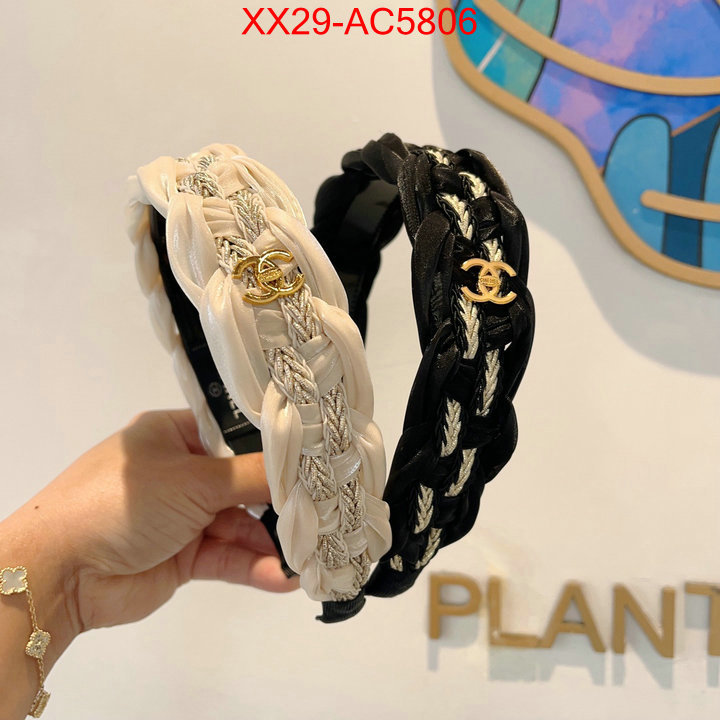 Hair band-Chanel luxury shop ID: AC5806 $: 29USD