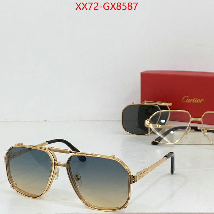 Glasses-Cartier top 1:1 replica ID: GX8587 $: 72USD