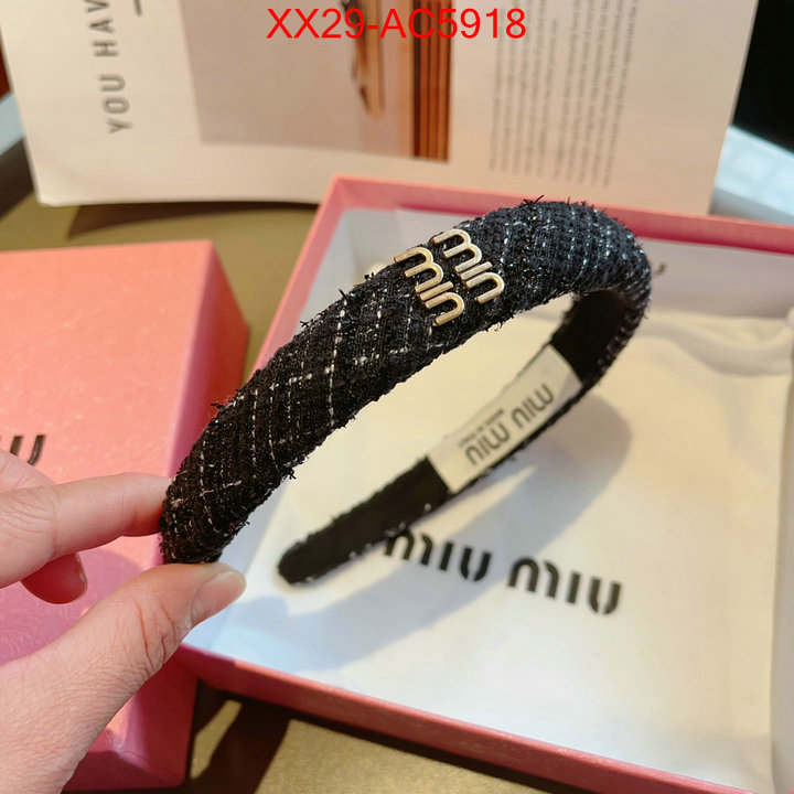 Hair band-MIU MIU aaaaa replica ID: AC5918 $: 29USD