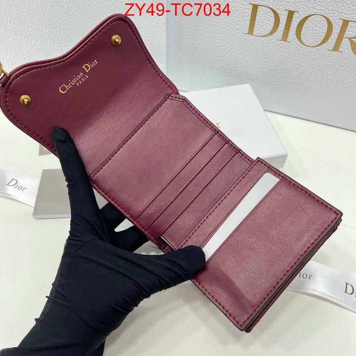 Dior Bags(4A)-Wallet- for sale online ID: TC7034 $: 49USD,