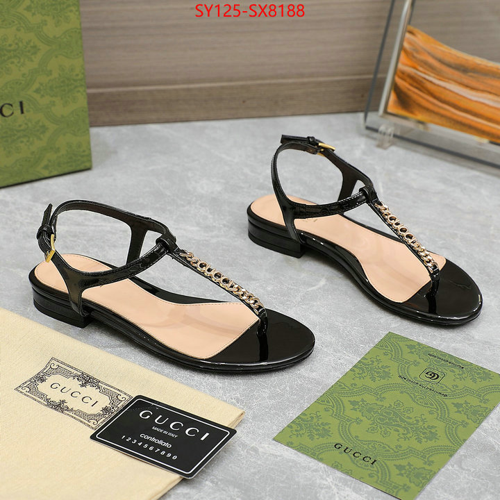 Women Shoes-Gucci outlet 1:1 replica ID: SX8188 $: 125USD