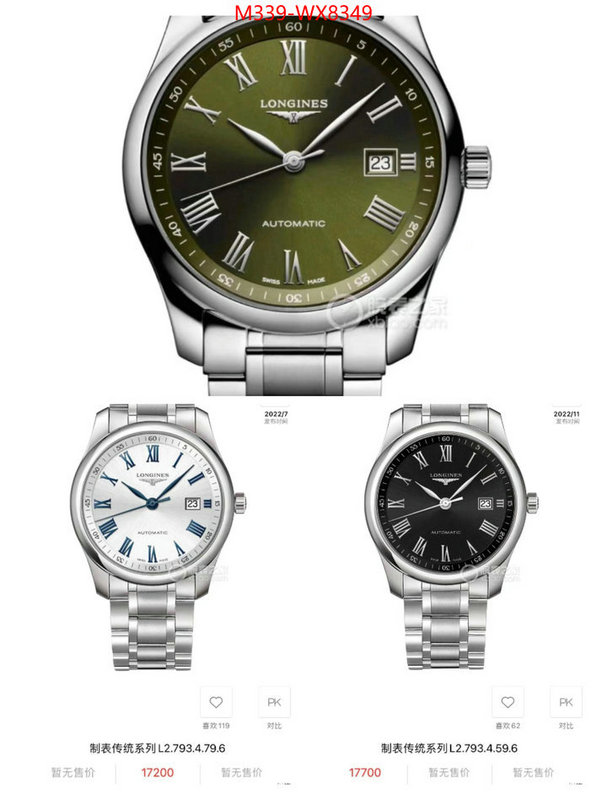 Watch(TOP)-Longines where to buy ID: WX8349 $: 339USD