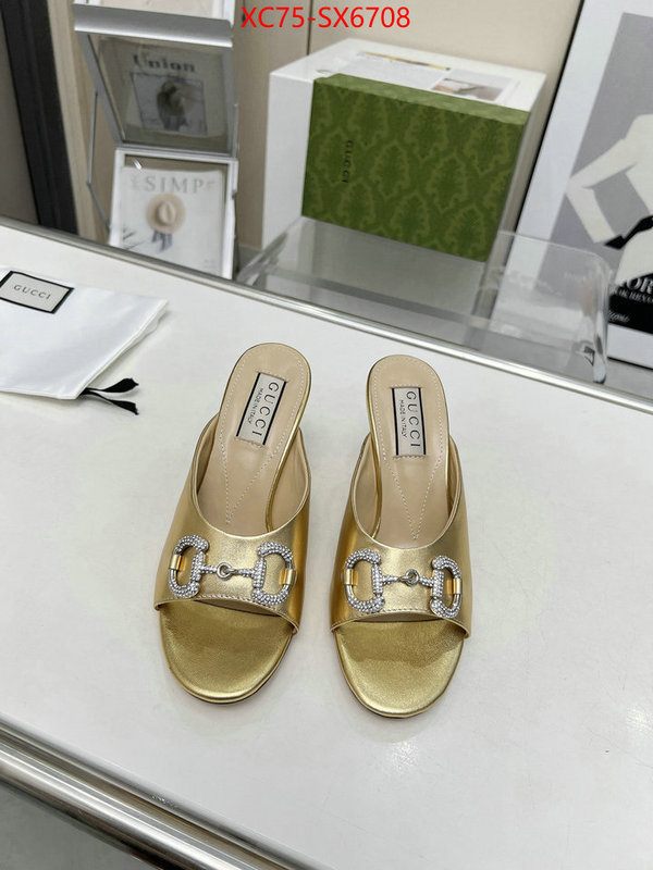 Women Shoes-Gucci 2024 replica wholesale cheap sales online ID: SX6708 $: 75USD