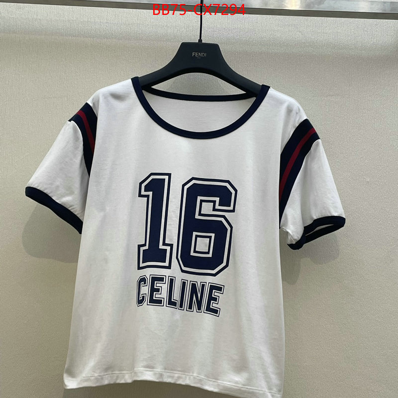 Clothing-Celine sell high quality ID: CX7294 $: 75USD