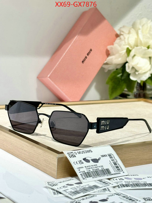 Glasses-Miu Miu best capucines replica ID: GX7876 $: 65USD