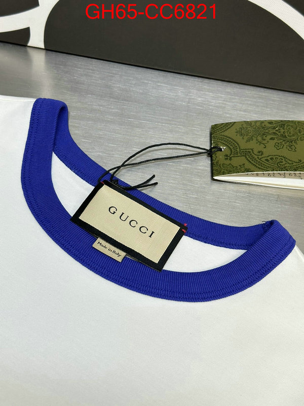Clothing-Gucci fashion designer ID: CC6821 $: 65USD