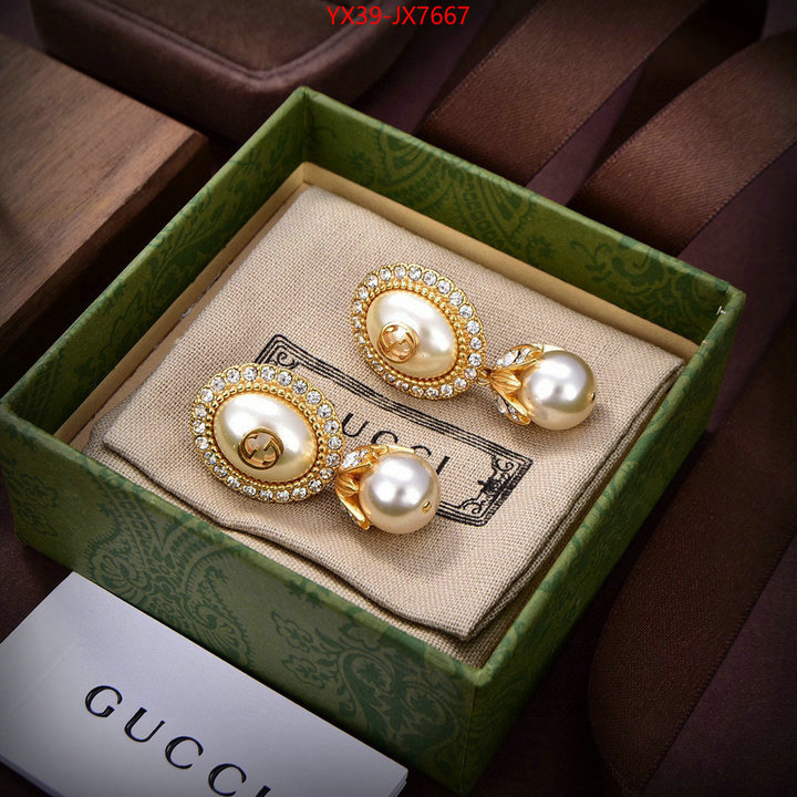 Jewelry-Gucci can you buy knockoff ID: JX7667 $: 39USD