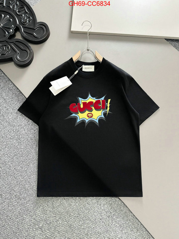 Clothing-Gucci high quality 1:1 replica ID: CC6834 $: 69USD