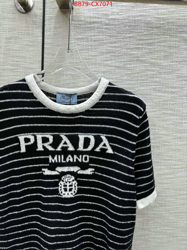 Clothing-Prada online sale ID: CX7071 $: 79USD