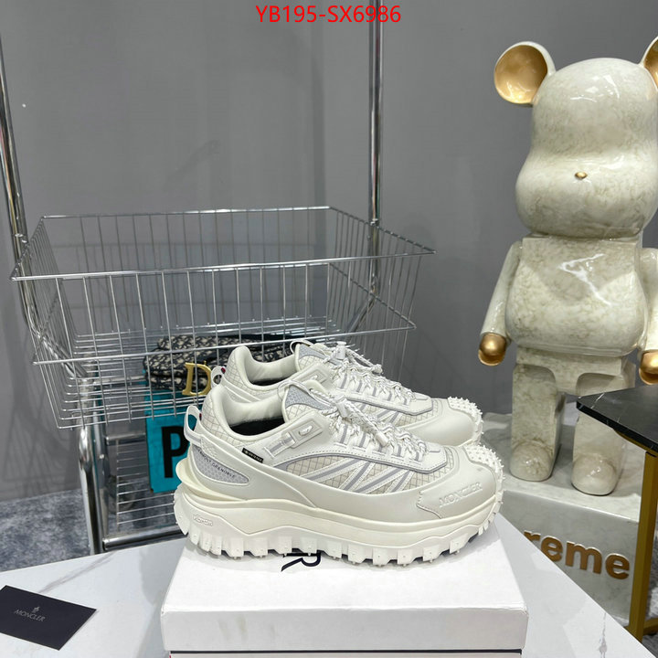 Men Shoes-Moncler buy luxury 2024 ID: SX6986 $: 195USD