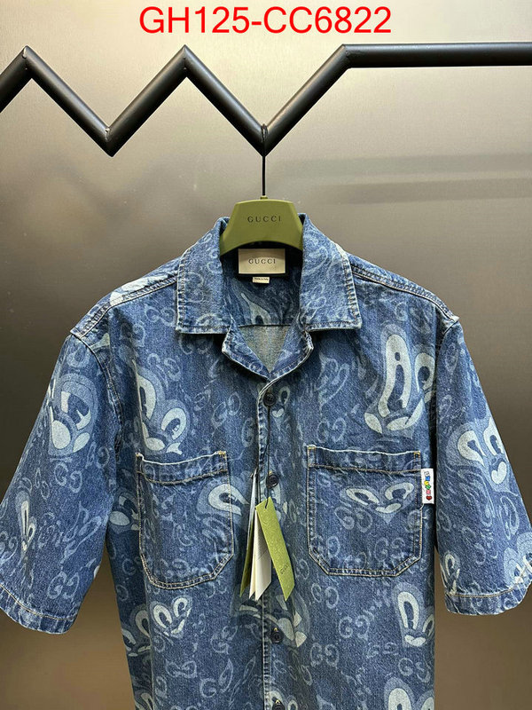 Clothing-Gucci 1:1 ID: CC6822 $: 125USD