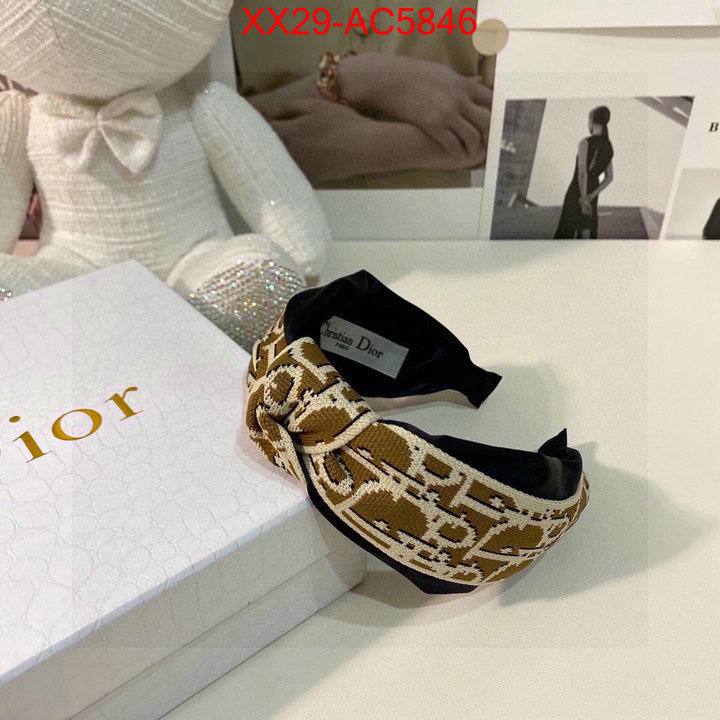 Hair band-Dior mirror copy luxury ID: AC5846 $: 29USD