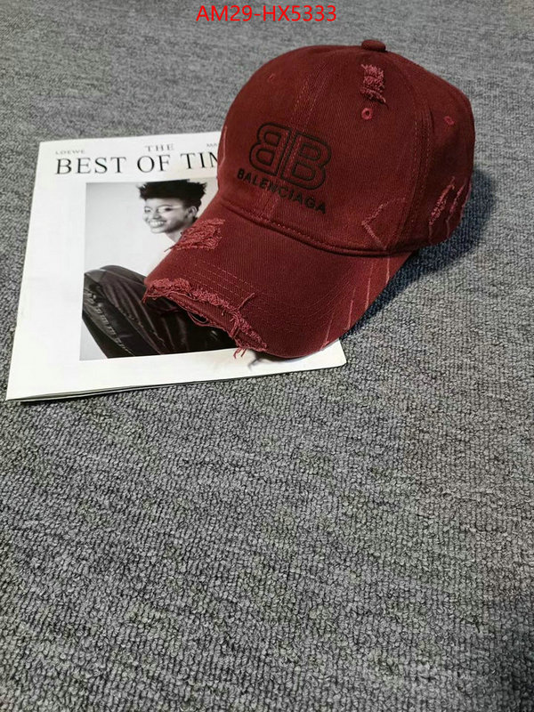 Cap(Hat)-Balenciaga replica ID: HX5333 $: 29USD